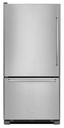 KitchenAid KRB102ESS 33 inch Bottom Freezer Refrigerator with 22.07 cu. ft. Capacity, ExtendFresh Temperature Management System and Humidity-Controlled Crispers in Stainless Steel