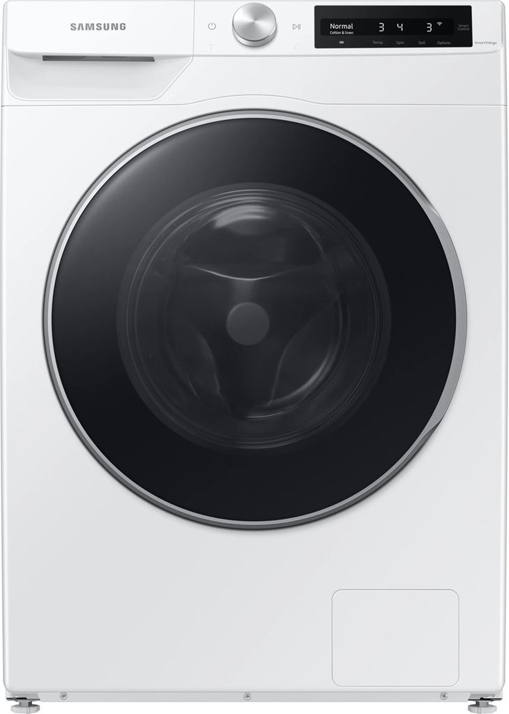 Samsung WW25B6900AW 24 inch Smart Front Load Washer with 2.5 cu. ft. Capacity, Super Speed Washer, Steam, Energy Star, in White