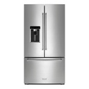KitchenAid KRFC704F 36 inch Counter-Depth French Door Refrigerator with 23.8 cu. ft. Capacity, Preserva Food Care System and Exterior Ice and Water Dispenser