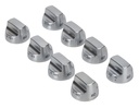 KitchenAid W10231704 Cooktop Burner Control Knob Kit, Stainless Steel