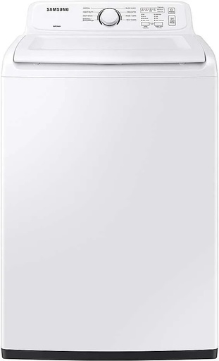 [WA41A3000AW] Samsung WA41A3000AW 27 inch Top Load Washer with 4.1 cu. ft. Capacity, 8 Cycles, Impeller and Vibration Reduction Technology+ in White