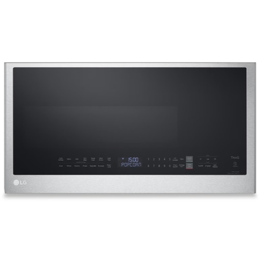 [MVEL2033F] LG MVEL2033 30 inch Smart Over-the-Range Microwave with 2 cu. ft. Capacity, 1050 Watts Cooking Power, 2.0, Sensor Cook, SmoothTouch Glass Controls (Stainless Steel)