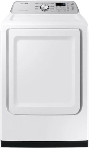 [DVG47CG3500W] Samsung DVG47CG3500 27 inch Smart Gas Dryer with 7.4 cu. ft. Capacity, Sensor Dry, Child Lock, 10 Preset Drying Cycle and Reversible Door (White)
