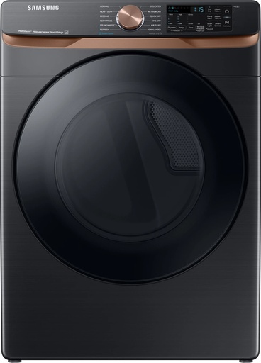 [DVE50BG8300V] Samsung DVE50BG8300 27 inch Smart Electric Dryer with 7.5 cu. ft. Capacity, Steam Sanitize+, Sensor Dry, 12 Cycles, Energy Star Certified and Internal Drum Light (Brushed Black)