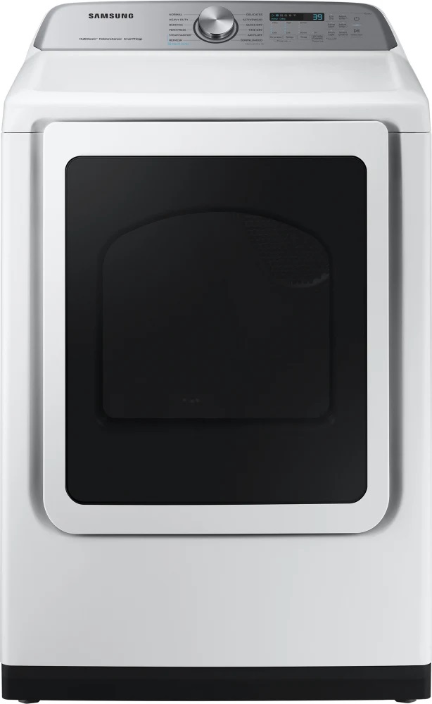Samsung DVG52A5500 27 inch Smart Gas Dryer with 7.4 cu. ft. Capacity, Steam Sanitize+, Sensor Dry, and Interior Drum Light