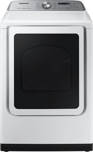 [DVG52A5500W] Samsung DVG52A5500 27 inch Smart Gas Dryer with 7.4 cu. ft. Capacity, Steam Sanitize+, Sensor Dry, and Interior Drum Light (White)