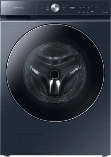 [WF53BB8900AD] Samsung WF53BB8900A 27 inch Bespoke Ultra Capacity Front Load Washer with 5.3 cu. ft. Capacity, AI OptiWash, Auto Dispense, AI Smart Dial, Super Speed Wash and Energy Star Certified (Brushed Navy)