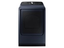Samsung DVE54CG7150D 27 inch Smart Electric Dryer with 7.4 cu. ft. Capacity, Pet Care Dry, Steam Sanitize+, Sensor Dry, Interior Drum Light and Reversible Door in Brushed Navy