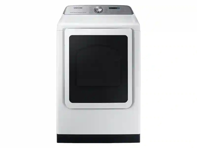 Samsung DVE54CG7150 27 inch Smart Electric Dryer with 7.4 cu. ft. Capacity, Pet Care Dry, Steam Sanitize+, Sensor Dry, Interior Drum Light and Reversible Door