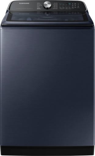 [WA54CG7150AD] Samsung WA54CG7150AD 28 inch Smart Top Load Washer with 5.4 cu. ft. Capacity, Pet Care Solution, Super Speed Wash, Active WaterJet and Deep Fill in Brushed Navy