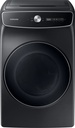 Samsung DVE60A9900V 27 inch Smart Electric Dryer with 7.5 cu. ft. Capacity, FlexDry, AI Powered Smart Dial, Super Speed Dry, Steam Sanitize+, in Brushed Black