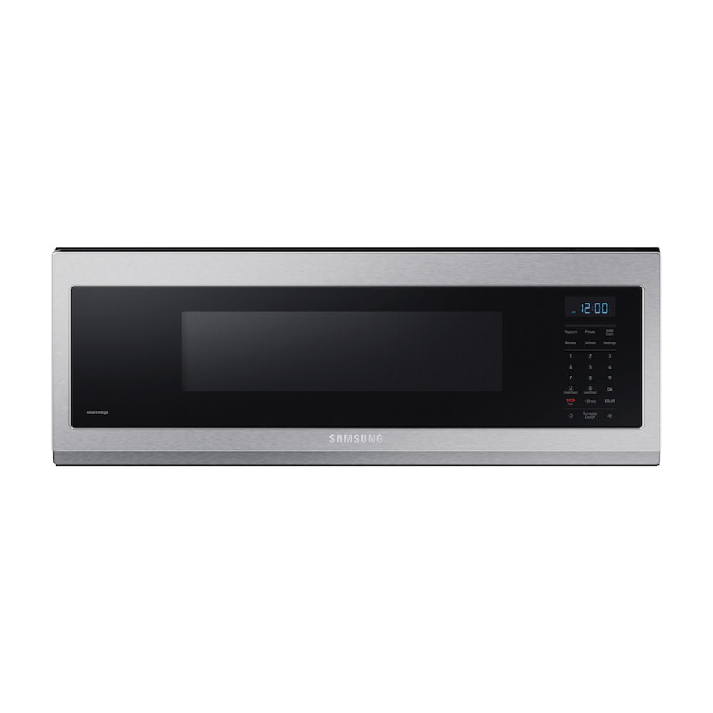Samsung ME11A7510DS 30 inch Smart Slim Over-the-Range Microwave with 1.1 cu. ft. Capacity, 1100 Watts Cooking Power, 400 CFM and Wi-Fi and Voice Control, in Stainless Steel 