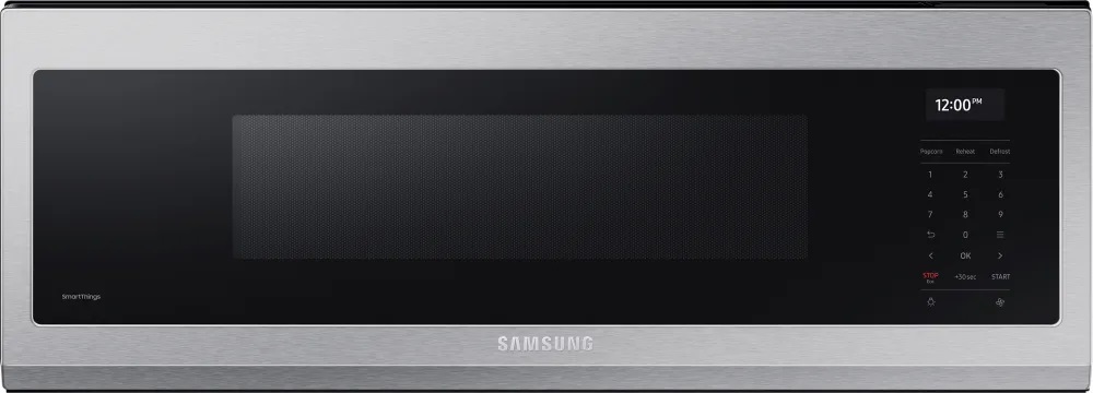 Samsung ME11A7710D 30 inch Smart Slim Over-the-Range Microwave with 1.1 cu. ft. Capacity, 1100 Watts Cooking Power, 550 CFM and Wi-Fi and Voice Control