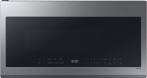 [ME21DG6300SR] Samsung ME21D6300 30 inch Smart Over-the-Range Microwave with 2.1 cu. ft. Capacity, 1000 Watts Cooking Power, Auto Connectivity and SmartThings Cooking (Stainless Steel)