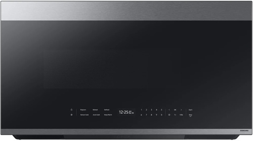[ME21DG6700SR] Samsung ME21D6700 30 inch Bespoke Smart Over-the-Range Microwave with 2.1 cu. ft., Auto Connectivity, LCD Display and Ceramic Enamel Interior (Stainless Steel)