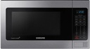 Samsung MG11H2020CT Countertop Microwave with 1.1 cu. ft. Capacity, Grilling Element, Ceramic Enamel Interior, Electronic Controls, Push-type Door, 10 Power Levels, Child-Safety Lock and 12-hr clock in Stainless Steel