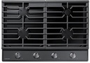 Samsung NA30R5310F 30 inch Gas Cooktop with 4 Sealed Burners, Continuous Cast Iron Grates and Front Controls