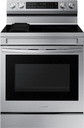 Samsung NE63A6711SS 30 inch Smart Freestanding Electric Range with 6.3 cu. ft. Oven Capacity, Air Fry, Convection+ and Removable Non-Stick Griddle in Stainless Steel