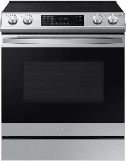 [NE63T8511SS] Samsung NE63T8511S 30 inch Smart Slide-In Electric Range with 6.3 cu. ft. Oven Capacity, 5 Elements, Air Fry, Convection and ADA Compliant (Fingerprint Resistant Stainless Steel)