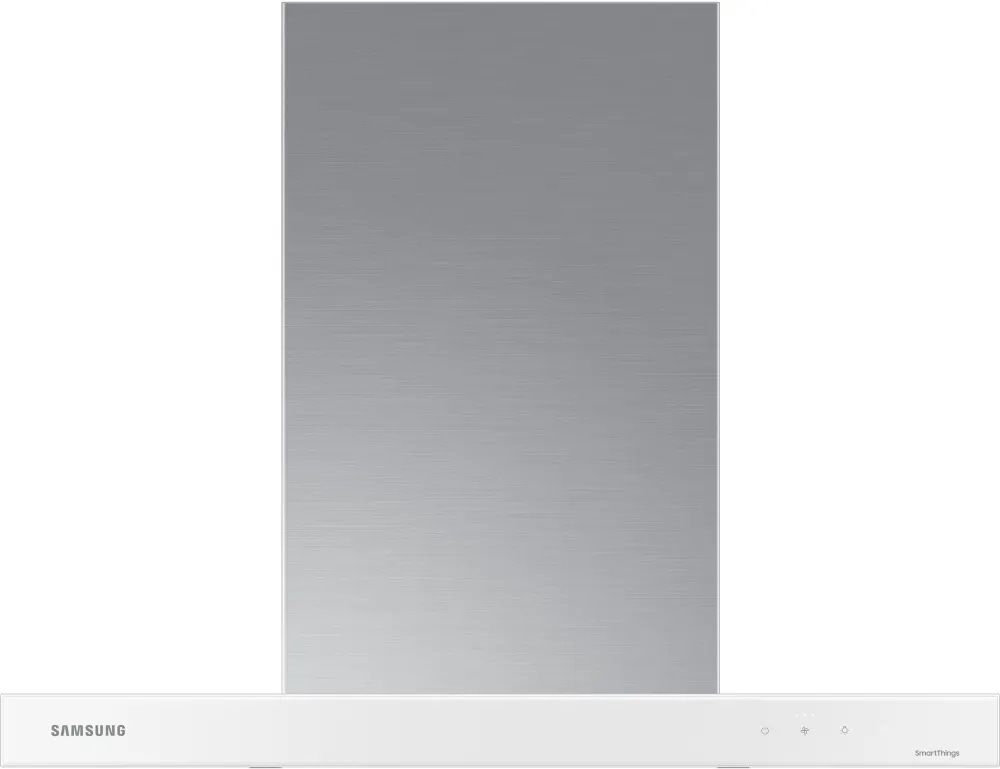 Samsung NK30CB600W 30 inch Smart Wall Mount Range Hood with 630 CFM, LED Bar Lighting, ADA Compliant, Wi-Fi Connectivity and Baffle Filters