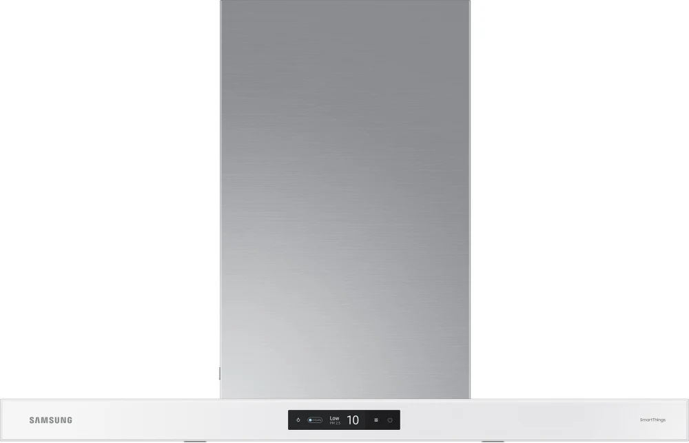 Samsung NK36CB700W 36 inch Smart Wall Mount Range Hood with 630 CFM, LED Bar Lighting, Triple Air Sensor, ADA Compliant, Wi-Fi Connectivity and Baffle Filters