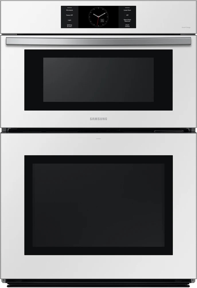 Samsung NQ70C 30 inch Bespoke Smart Microwave Combination Wall Oven with 7 cu. ft. Capacity, Air Fry, Air Sous Vide, Flex Duo, Full Steam Cook and 7 inch LCD Display