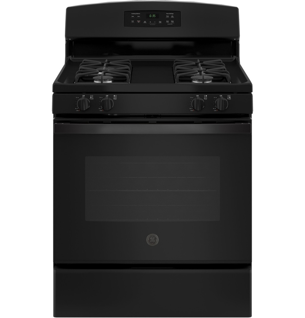 GE JGB635 30 inch Freestanding Gas Range with 4 Burners, 5 cu. ft. Oven Capacity