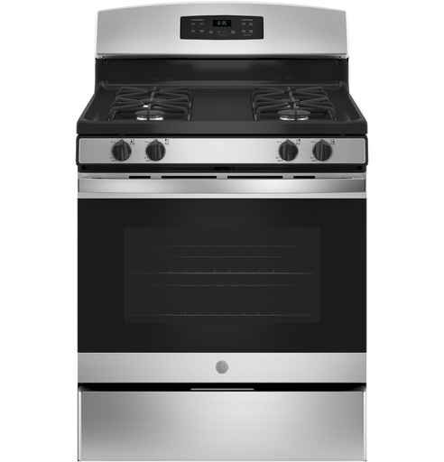 [JGB635REKSS] GE JGB635 30 inch Freestanding Gas Range with 4 Burners, 5 cu. ft. Oven Capacity (Stainless Steel)
