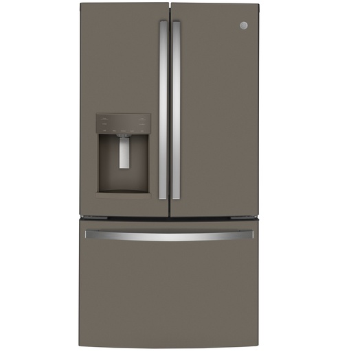[GYE22GMNES] GE GYE22G 36 inch Counter Depth French Door Refrigerator with 22.1 Cu. Ft. Capacity, ENERGY STAR Rated and External Dispenser (Slate)