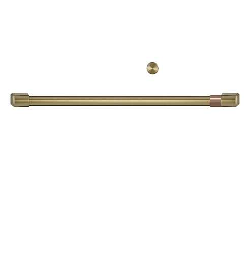 [CXB30HKPNCG] Cafe CXB30HKPN 30 inch Handle/Knob Kit (Brushed Brass)