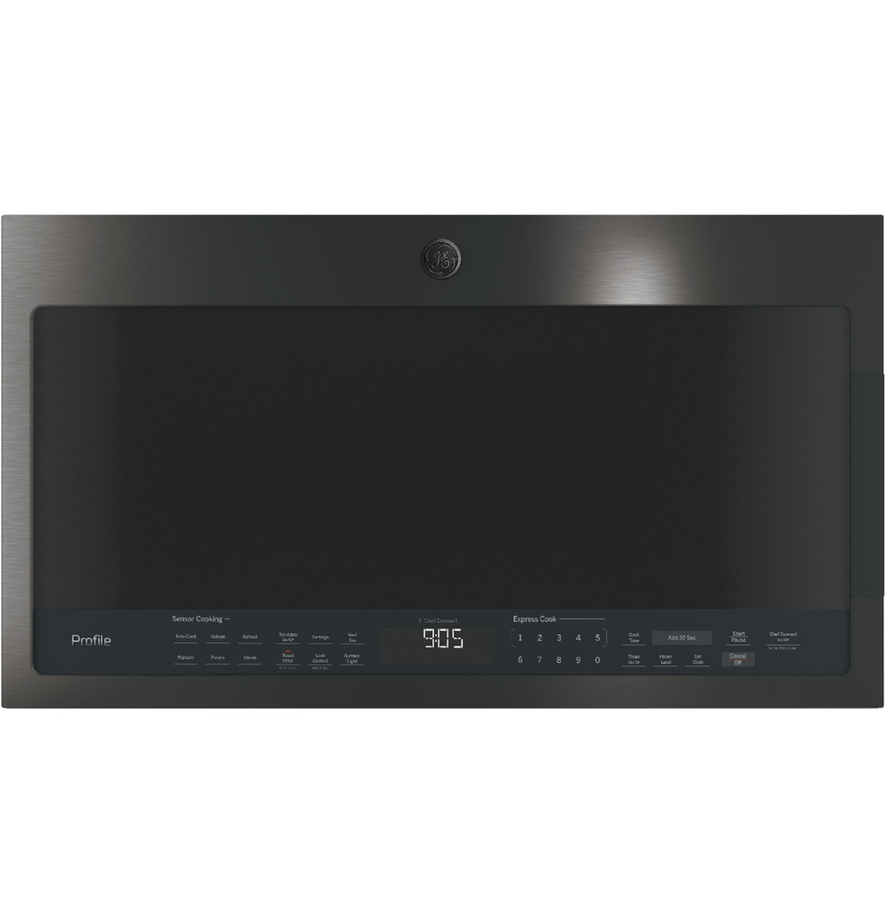 GE Profile PVM9005 30 inch Over-The-Range Microwave with 2.1 cu. ft. Capacity, Chef Connect and Sensor Cook in Stainless Steel