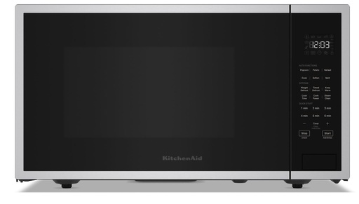 [KMCS122RSS] KitchenAid KMCS122R Countertop Microwave with 1.6 Cu. Ft. Capacity, 1200 Cooking Watts, Sensor Cook and Steam Clean Function (Stainless Steel)