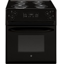 GE JM250DT 27 inch Drop-In Electric Range with 4 Coil Burners, 3 cu. ft. Oven Capacity, Sensi-Temp Technology, Electronic Clock and Timer