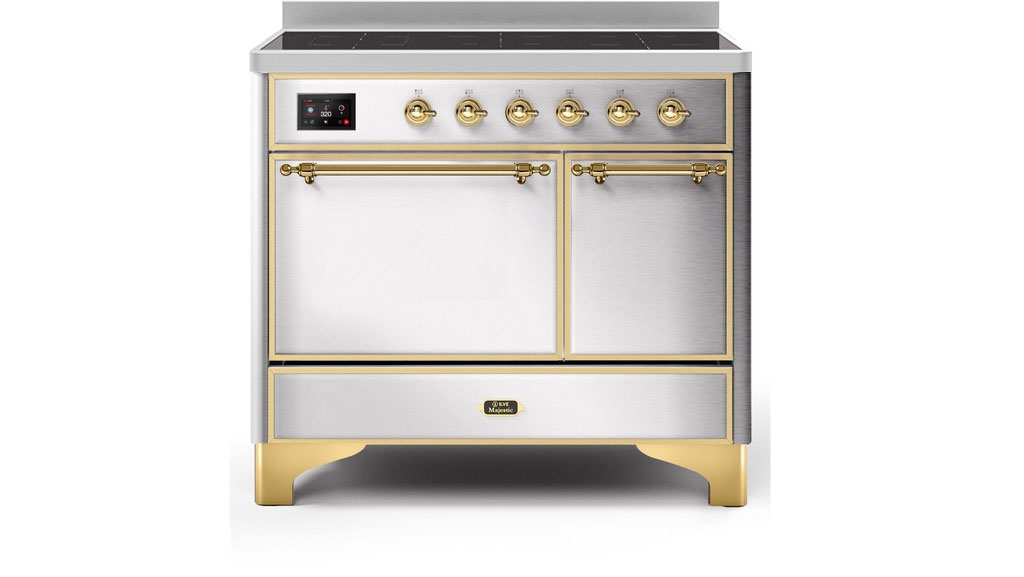 ILVE UMDI10F Majestic II 40 inch Induction Range with 6 Elements, Booster Function, Bridge Control, Residual Heat Indicator