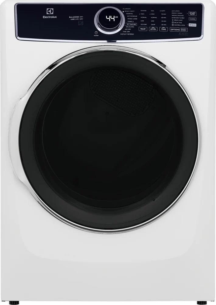 Electrolux ELFE7637A 600 Series 27 inch Electric Dryer with 8 cu. ft. Capacity, 15 Minute Fast Dry, Energy Star