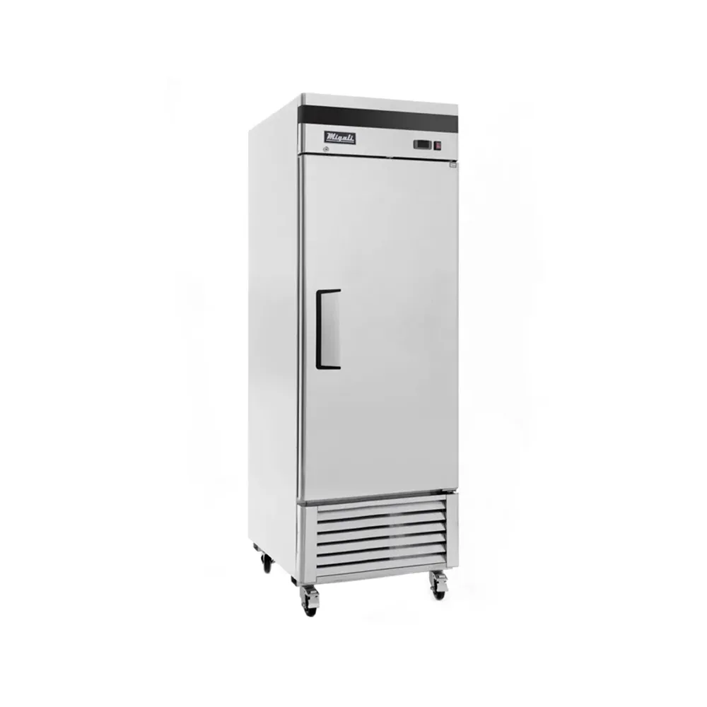 Migali Competitor Series C-1FB-HC 27 inch Commercial 1-Door Reach-In Freezer with 23 cu. ft. Capacity, 1/2 Horsepower, in Stainless Steel