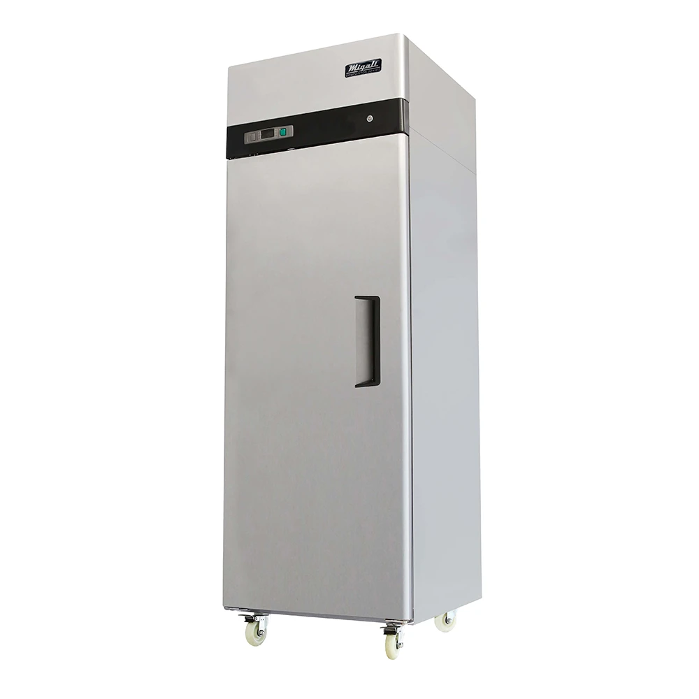Migali C1FLHHHC 29 inch Commercial 1-Door Reach-In Freezer with 23 cu. ft. Capacity, 1/7 Horsepower, in Stainless Steel