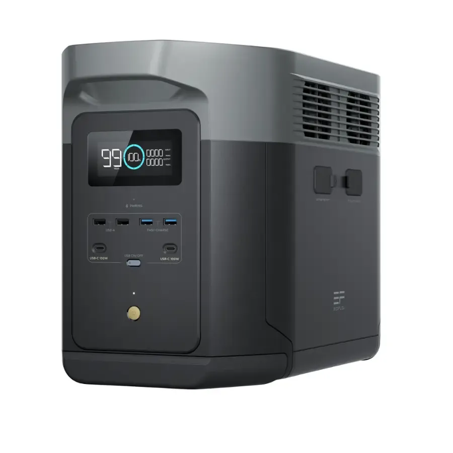 EcoFlow EFDELTA2MAXUS DELTA 2 Max Portable Power Station, in Black