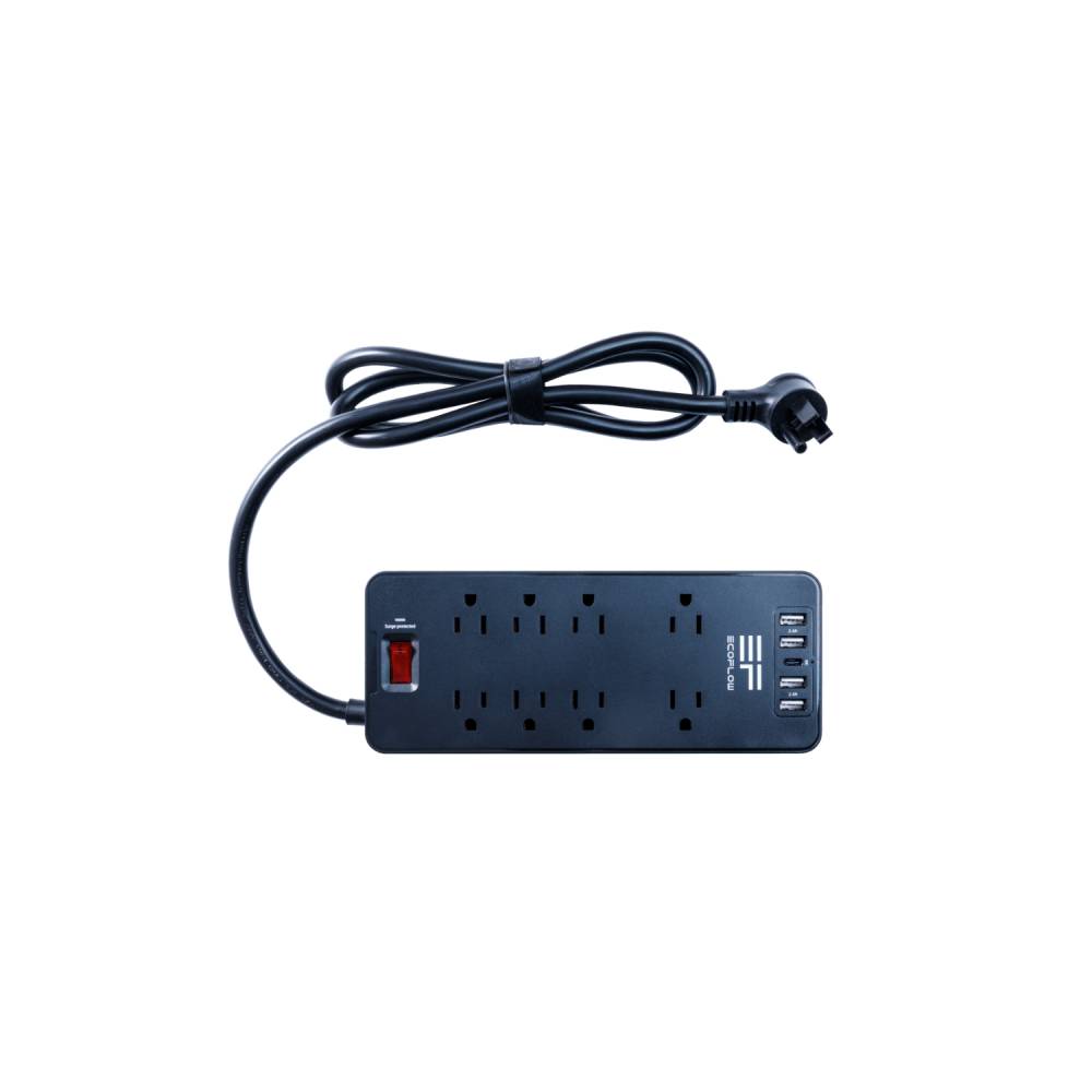 EcoFlow SsocketB Power Strip, in Black