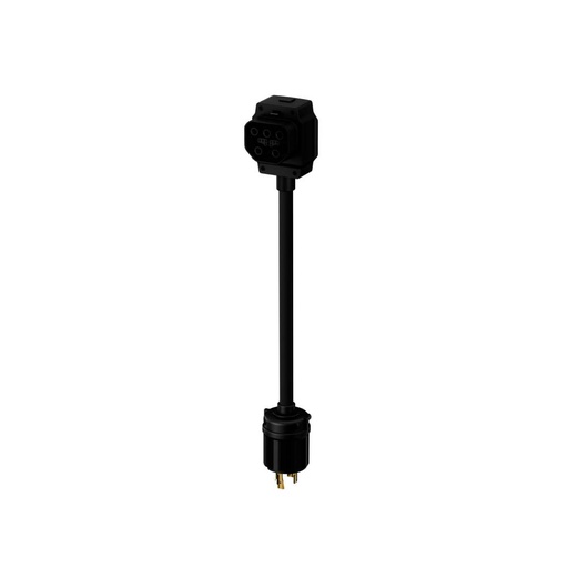 [EFLGeneratorChargingAdapter] EcoFlow EFLGeneratorChargingAdapter EcoFlow AC Generator Charging Adapter, in Black