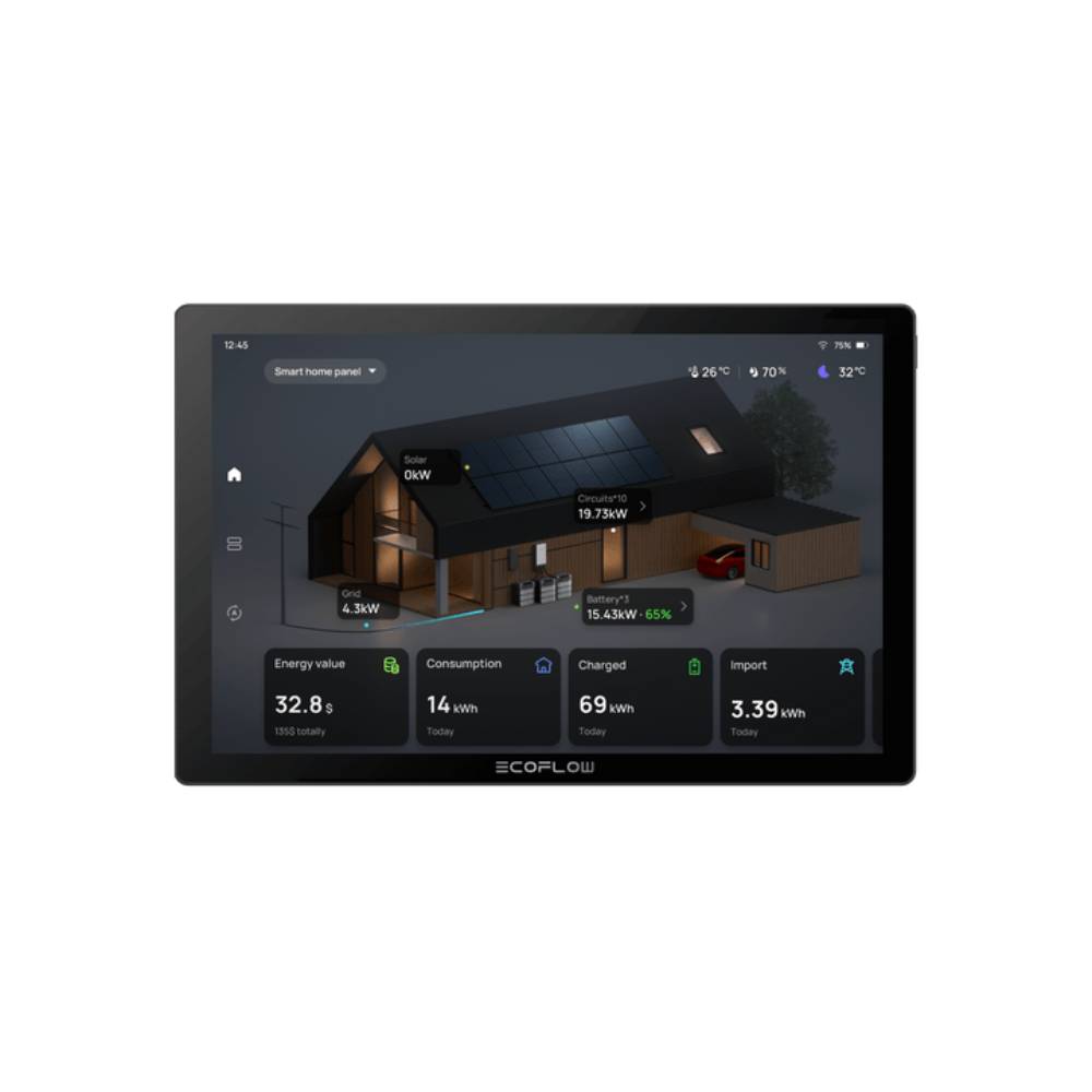 EcoFlow EFPowerInsightUS PowerInsight Home Energy Manager, in Black