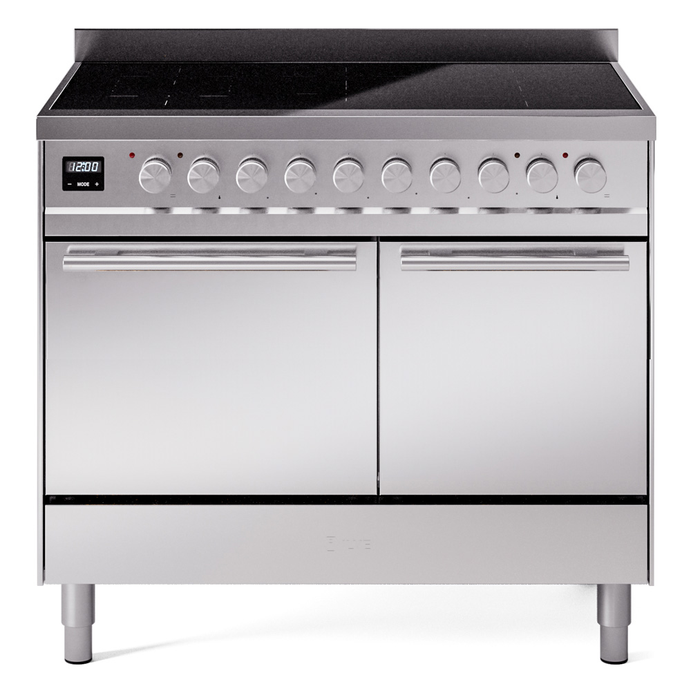 ILVE UPDI406WMP Professional Plus II 40 inch Induction Range, 4.3 cu. ft. Total Dual Oven Capacity