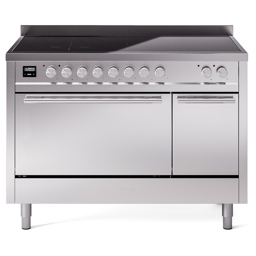 [UPI486QMPSS] ILVE UPI486WMP Professional Plus II 48 inch Induction Range  (Solid Door, Stainless Steel)