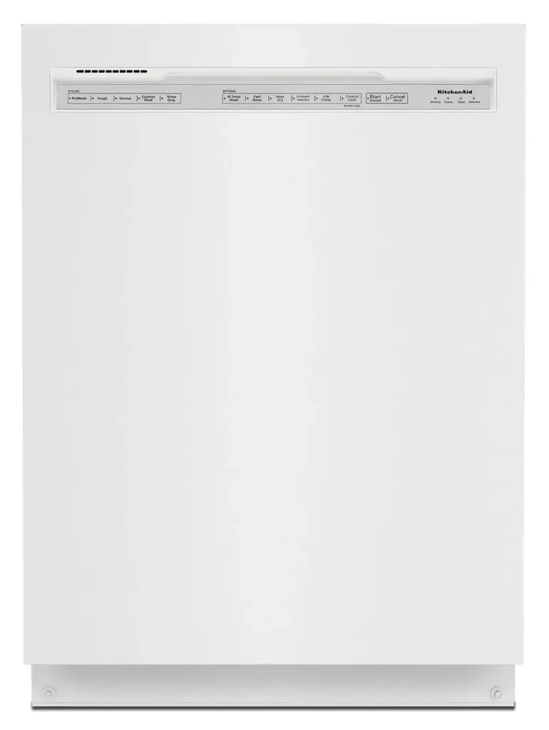KitchenAid KDFE104K 24 inch Built-In Full Console Dishwasher with 12 Place Settings and ProWash Cycle