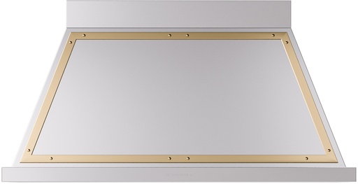 [UANB48SSG] ILVE UANB48 Nostalgie II Noblesse 48 inch Range Hood with 600 CFM (Stainless Steel, Brass)