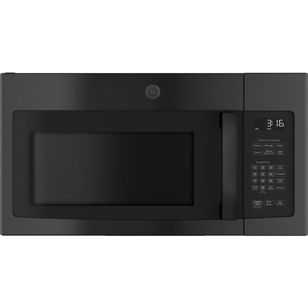 GE JVM3162RJ 30 inch Over-The-Range Microwave with 1.6 Cu. Ft., 950 Watts Cooking Power and 300 CFM, Auto and Time Defrost, 10 Power Levels 
