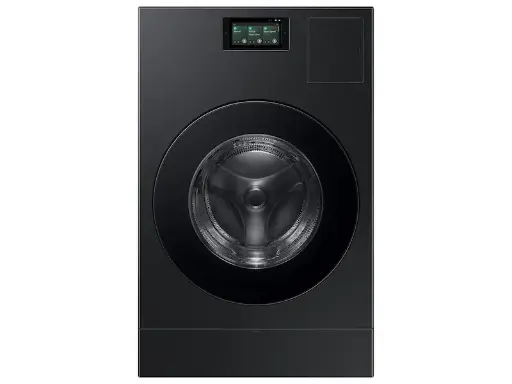 [WD53DBA900HB] Samsung WD53DBA900H 27 inch Bespoke All in One AI Laundry Combo Washer with 5.3 cu. ft. Capacity, Super Speed, and Ventless Heat Pump Dryer (Brushed Black)