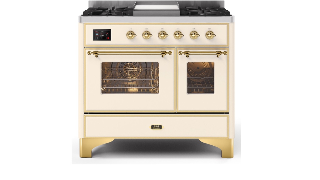 ILVE UMD10F Majestic II 40 inch Dual Fuel Range with 6 Burners, Griddle