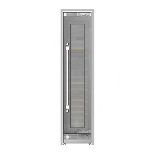 [UWFC18BNNPRY] ILVE UWFC18BNNPRY 18 inch Built-In Triple Zone Wine Column with 68 Bottle Capacity, Panel Ready