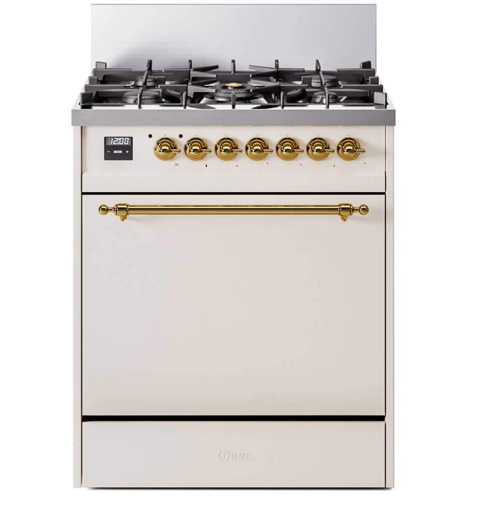 ILVE UP30NMP Nostalgie II 30 inch Dual Fuel Range with 5 Burners